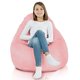 Sitzsack Sessel Porto Kunstfell Yeti Rosa