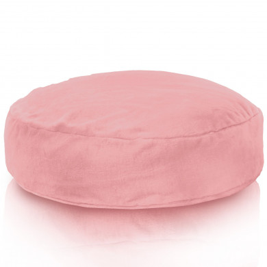 Yeti rose Coussin Pouf Rond Monaco Intérieure