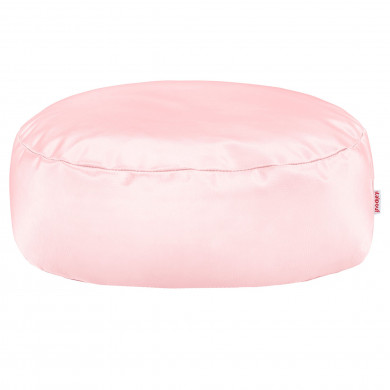 Fußbank Kunstleder Metallic-Rosa