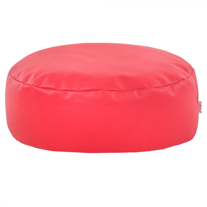 Fußbank Kunstleder Rosa