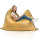 Doré Pouf Poire Coussin Simili-Cuir