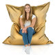 Doré Pouf Poire Coussin Simili-Cuir