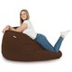 Marron Géant Pouf Poire XXL velours