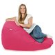 Rose Géant Pouf Poire XXL velours