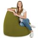 Vert Géant Pouf Poire XXL velours