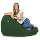 Vert foncé Géant Pouf Poire XXL velours