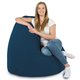 Bleu marine Géant Pouf Poire XXL velours