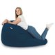 Bleu marine Géant Pouf Poire XXL velours