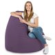 Violet Géant Pouf Poire XXL velours