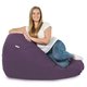 Violet Géant Pouf Poire XXL velours