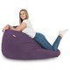 Violet Géant Pouf Poire XXL velours