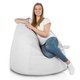 Blanc Geant Pouf Poire XXL nylon