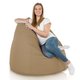 Beige Geant Pouf Poire XXL nylon