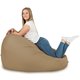 Beige Geant Pouf Poire XXL nylon