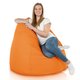 Orange Geant Pouf Poire XXL nylon