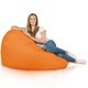 Orange Geant Pouf Poire XXL nylon