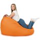 Orange Geant Pouf Poire XXL nylon