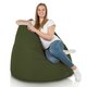 Vert foncé Geant Pouf Poire XXL nylon