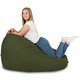 Vert foncé Geant Pouf Poire XXL nylon