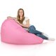 Rose clair Geant Pouf Poire XXL nylon