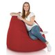 Rouge foncé Geant Pouf Poire XXL nylon