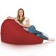 Rouge foncé Geant Pouf Poire XXL nylon