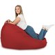 Rouge foncé Geant Pouf Poire XXL nylon