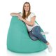 Turquoise Geant Pouf Poire XXL nylon