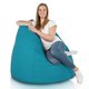 Bleu Geant Pouf Poire XXL nylon