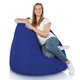 Bleu foncé Geant Pouf Poire XXL nylon