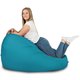 Bleu Geant Pouf Poire XXL nylon