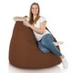 Marron Geant Pouf Poire XXL nylon