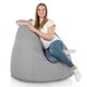 Gris clair Geant Pouf Poire XXL nylon