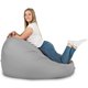 Gris clair Geant Pouf Poire XXL nylon