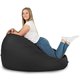 Noir Geant Pouf Poire XXL nylon