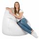 Blanc Géant Pouf Poire XXL simili-cuir