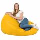 Jaune Géant Pouf Poire XXL simili-cuir