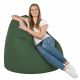 Vert foncé Géant Pouf Poire XXL simili-cuir