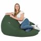 Vert foncé Géant Pouf Poire XXL simili-cuir