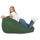 Vert foncé Géant Pouf Poire XXL simili-cuir