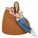 Marron clair Géant Pouf Poire XXL simili-cuir