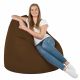 Marron Géant Pouf Poire XXL simili-cuir