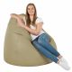 Beige Géant Pouf Poire XXL simili-cuir