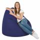 Marineblau Sitzsack XXL Kunstleder