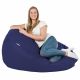 Bleu marine Géant Pouf Poire XXL simili-cuir