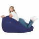 Marineblau Sitzsack XXL Kunstleder