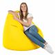 Jaune clair Géant Pouf Poire XXL simili-cuir