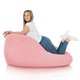 Yeti rose Pouf Poire 