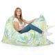 Feuilles de monstera peintes Pouf Poire Coussin 