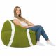 Vert Pouf Balle De Tennis Velours